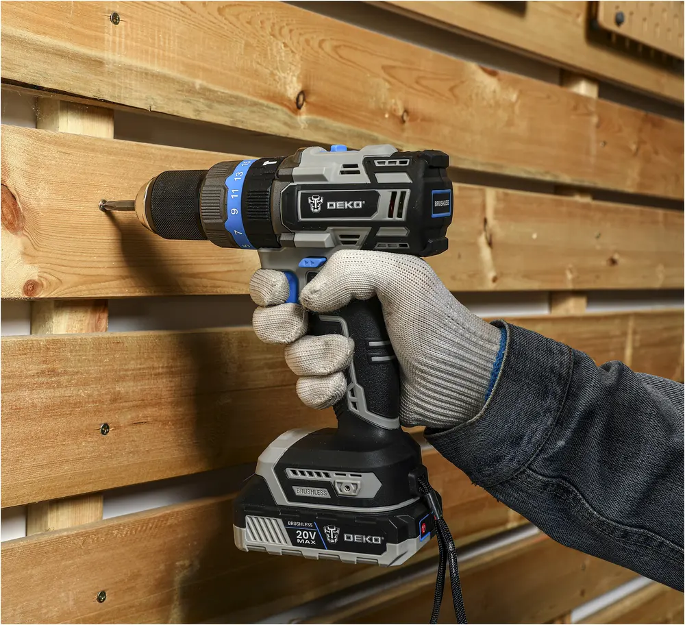 DEKO DKBL20ID02-S1 Wiertarko - Wkrętarka Udarowa Akumulatorowa